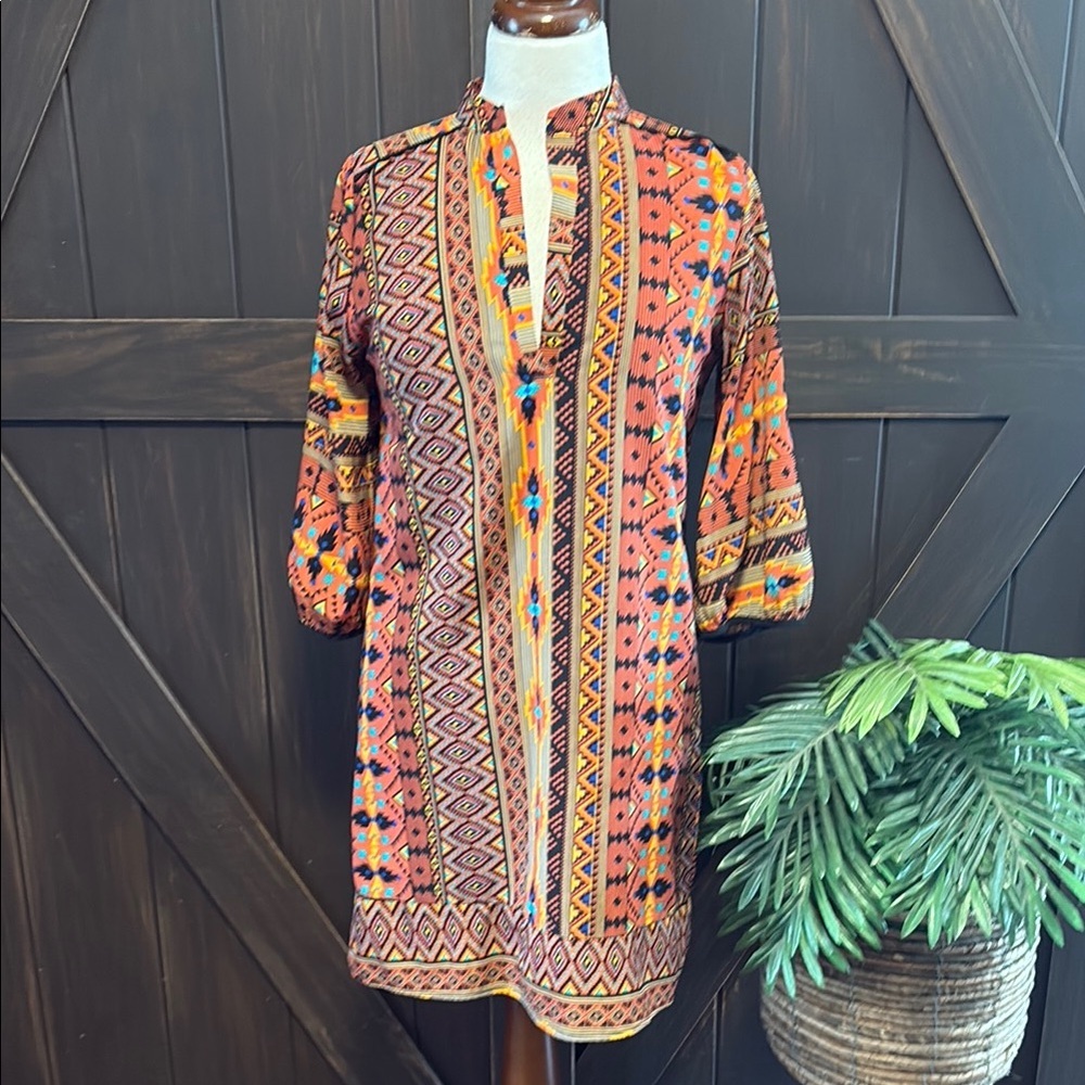 My Beloved Multicolor Patterned Dress